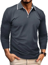 Men's Classic Long Sleeve Polo Shirt